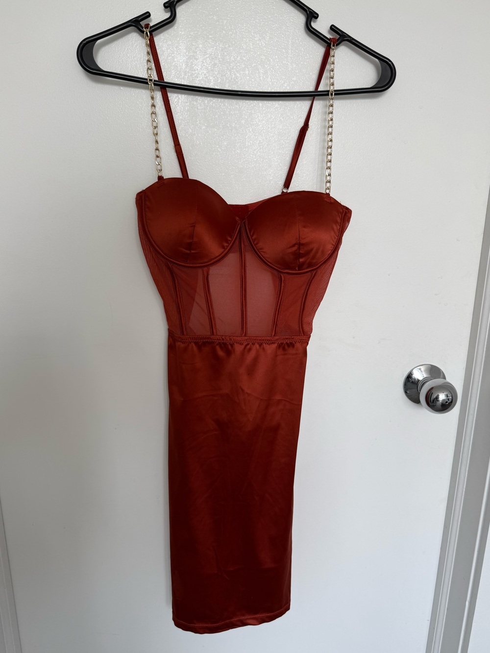 Mesh corset dress
